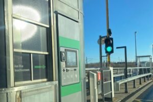 ticket gate at the Malmö Bridge
