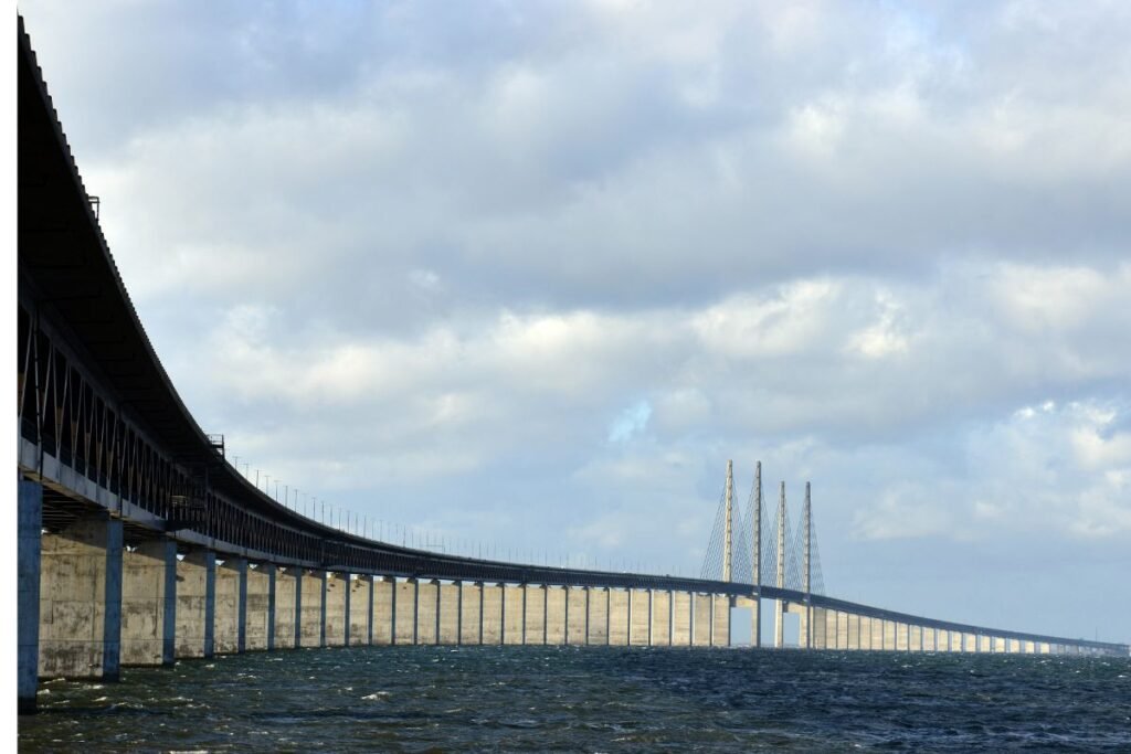 Malmö Bridge - bridge from Denmark to Sweden