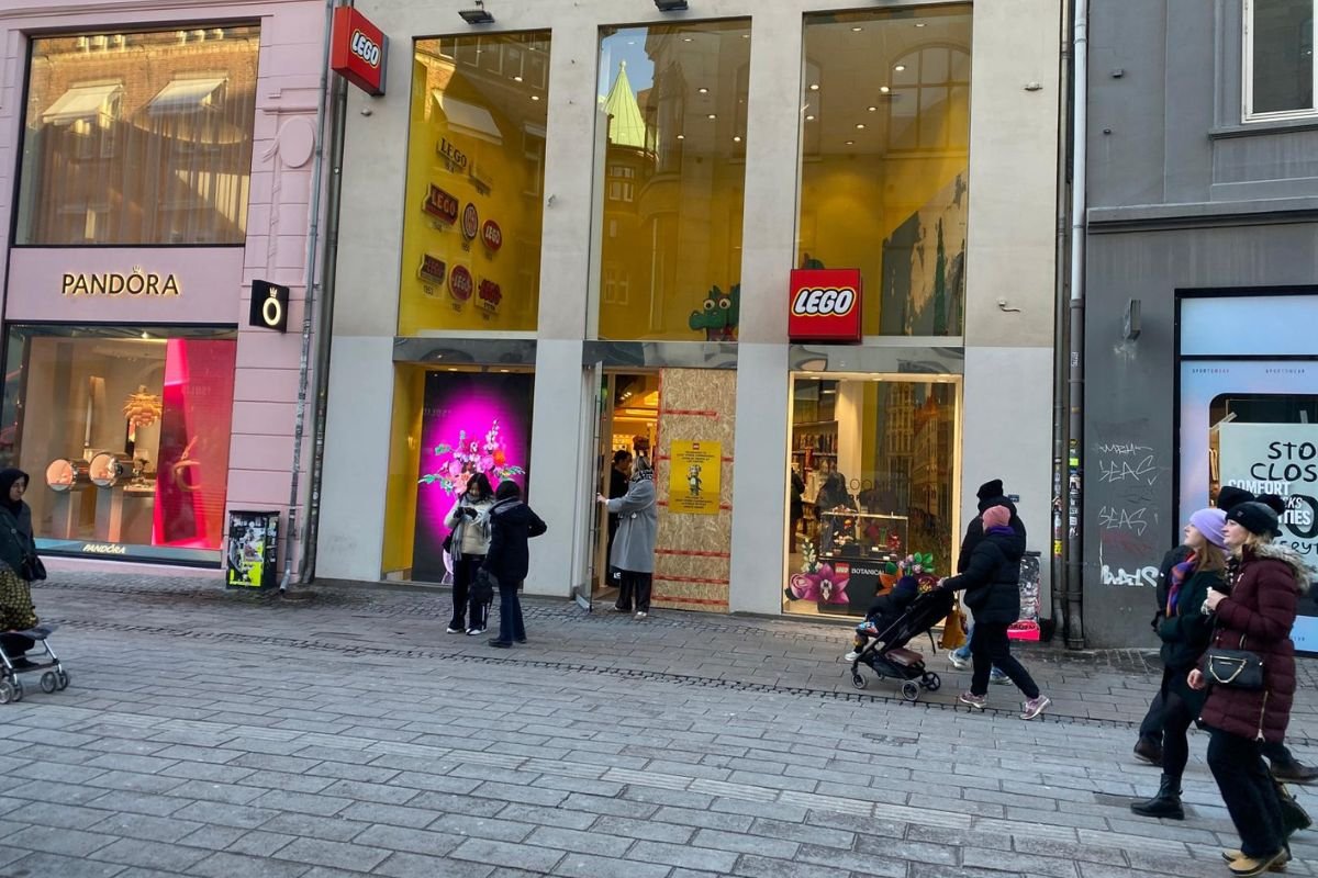 Legostore in Strøget Kopenhagen