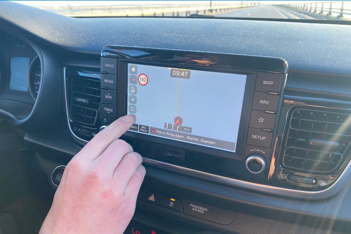 Navigatie op de Sontbrug