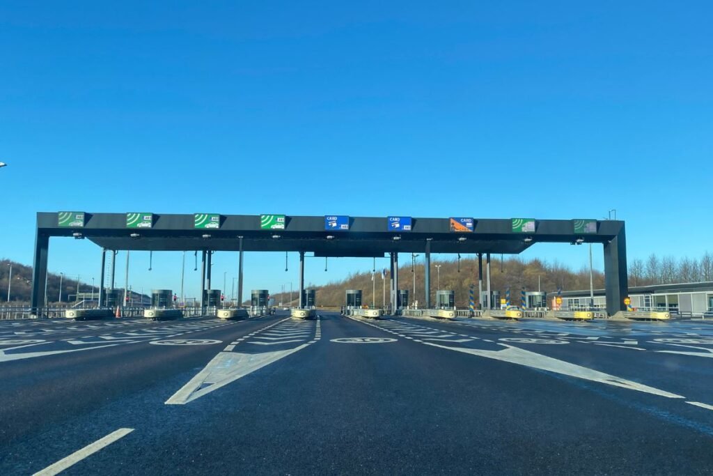 toll gates at the Øresund Bridge