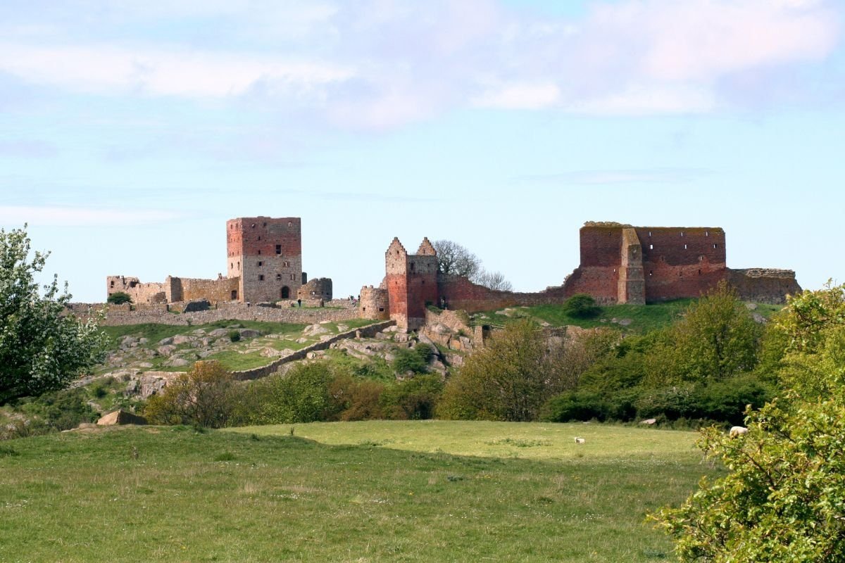 The Hammershus castle ruin on Bornholm