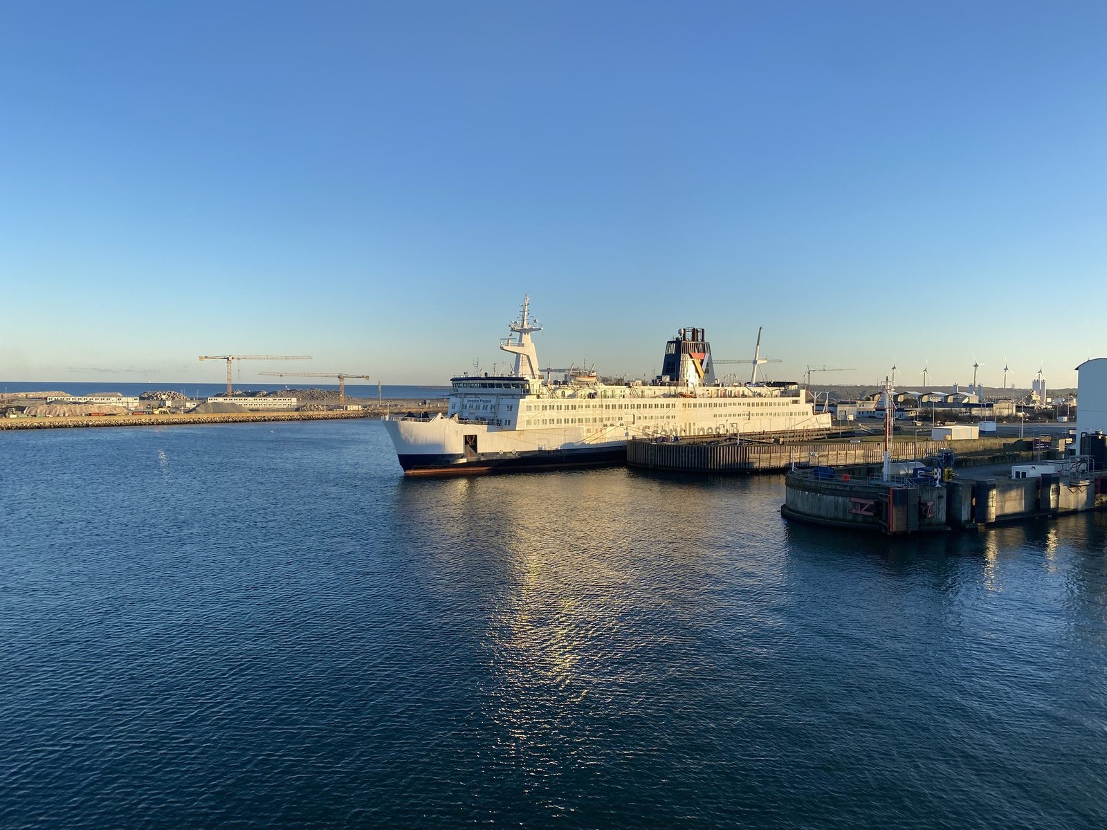 Scandlines ferry at the quay on the Rødby-Puttgarden route