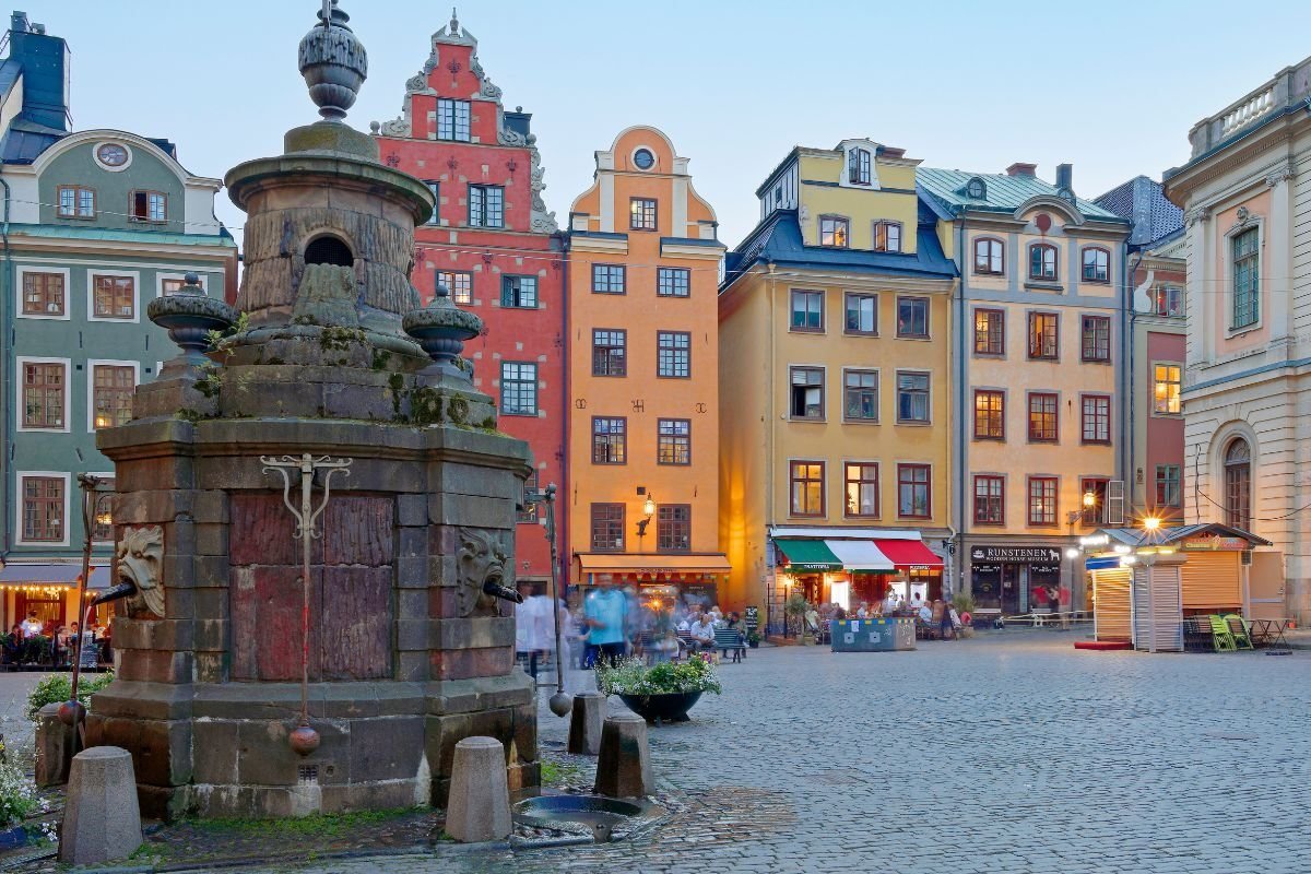 Stortorget square in Gamla Stan, the old town of Stockholm